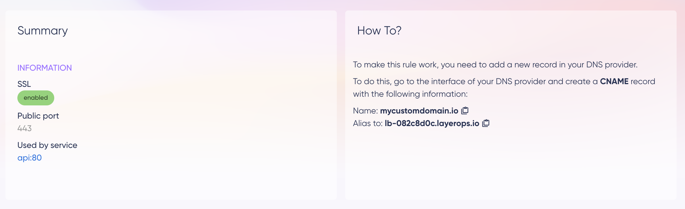 routing rules config